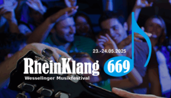 Logo-Grafik zum RheinKlang 669 Musikfestival Wesseling